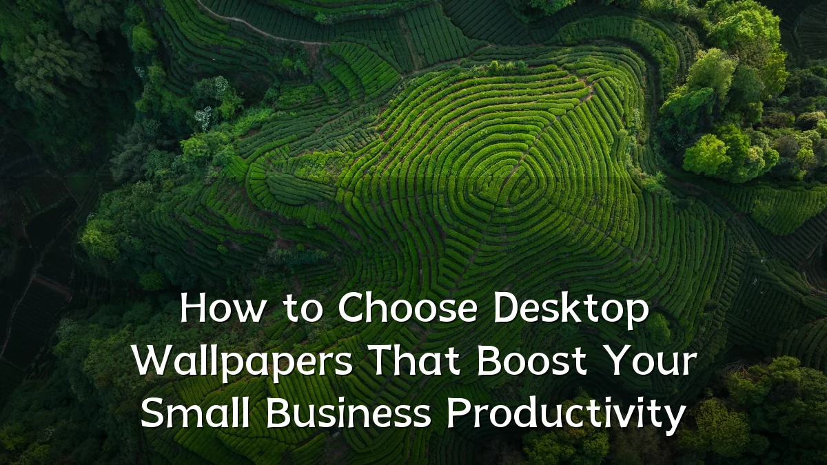 How to Choose Desktop Wallpapers That Boost Your Small Business Productivity