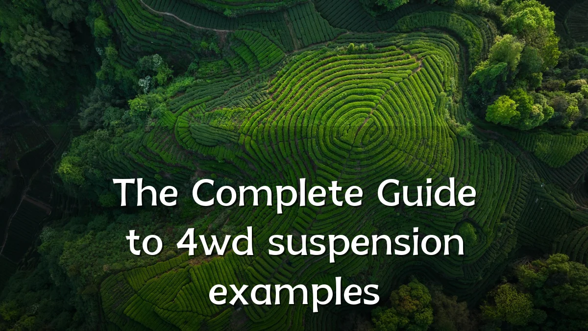 The Complete Guide to 4wd suspension examples