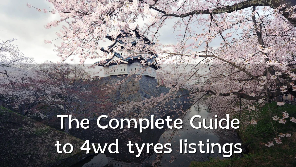 The Complete Guide to 4wd tyres listings