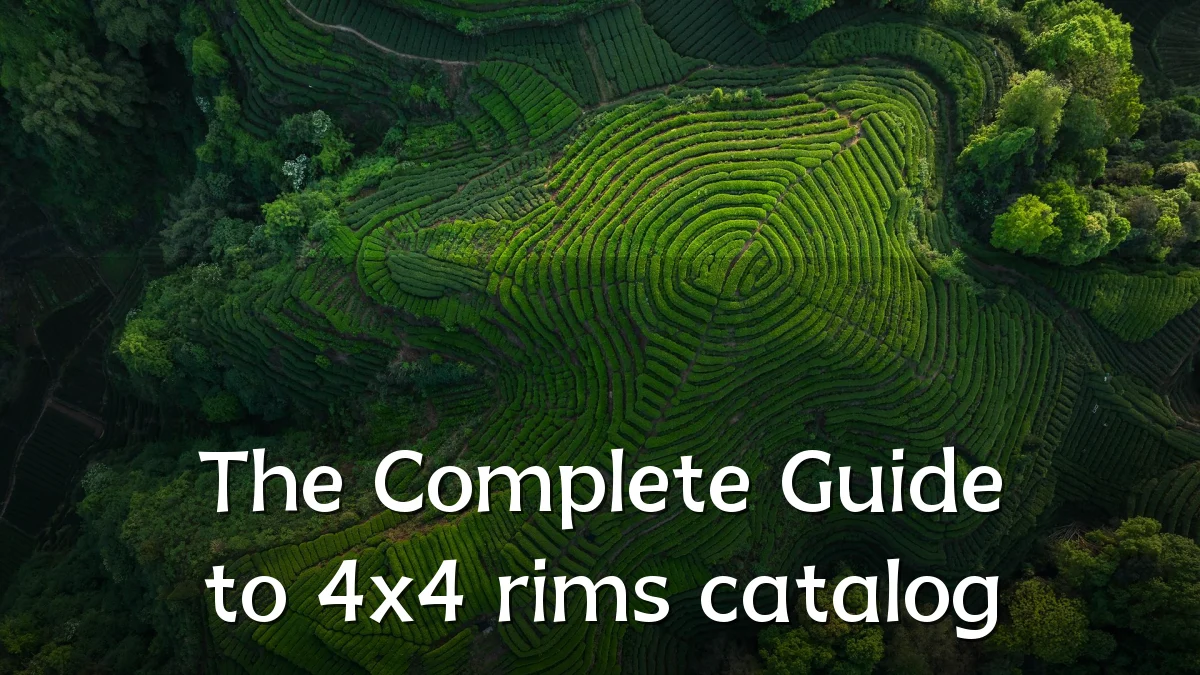 The Complete Guide to 4x4 rims catalog