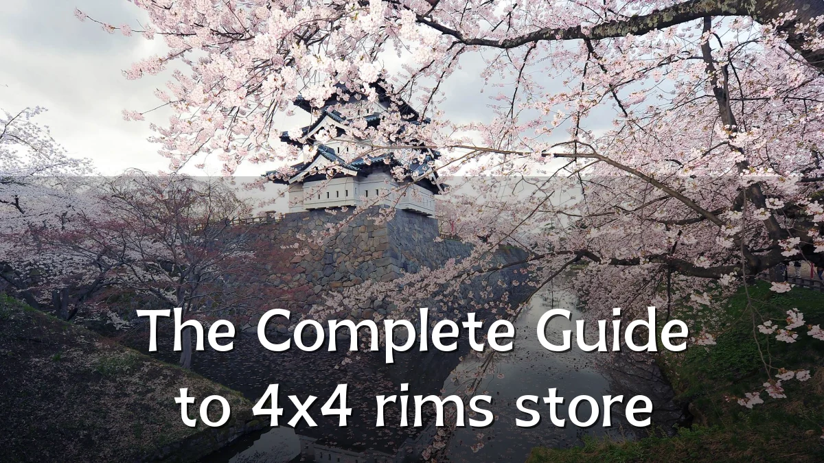 The Complete Guide to 4x4 rims store
