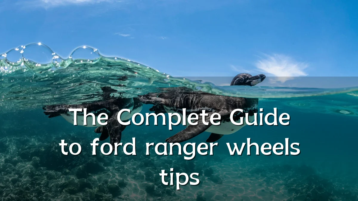The Complete Guide to ford ranger wheels tips