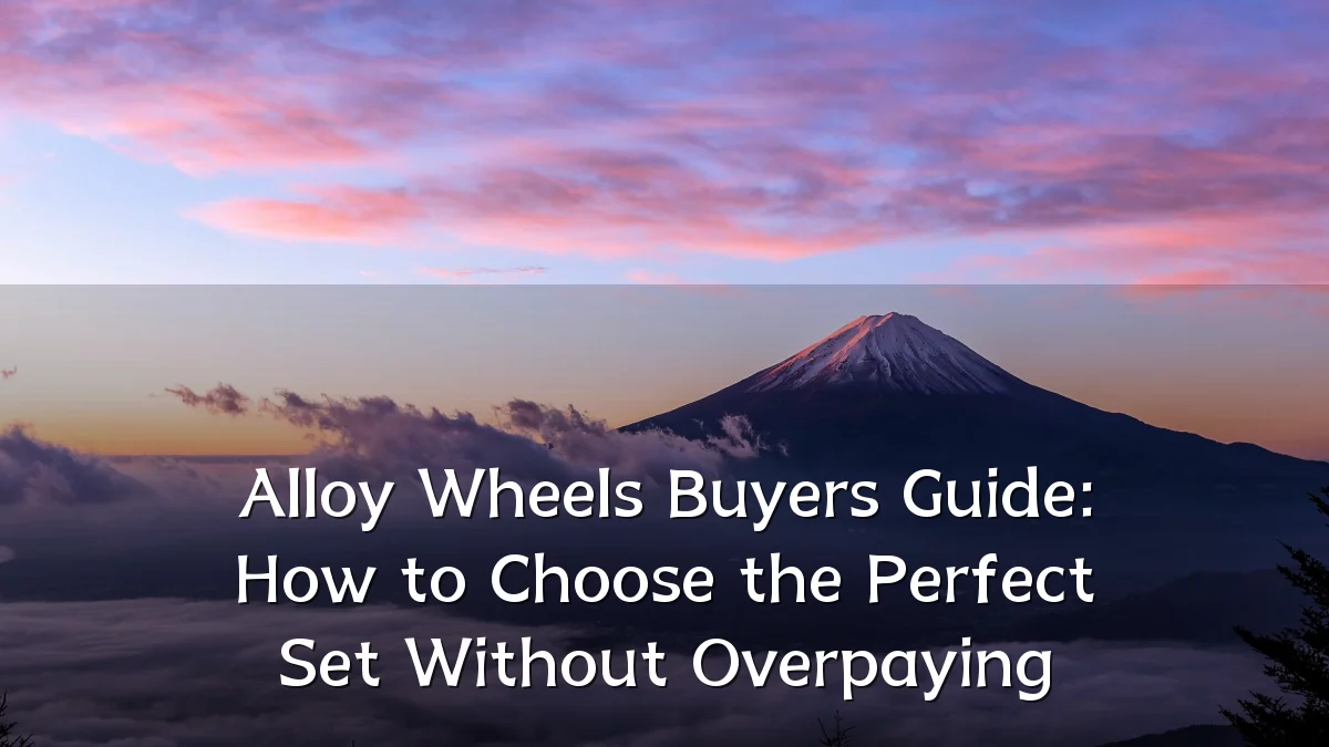 Alloy Wheels Buyers Guide: How to Choose the Perfect Set Without Overpaying