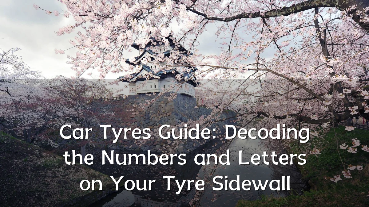 Car Tyres Guide: Decoding the Numbers and Letters on Your Tyre Sidewall