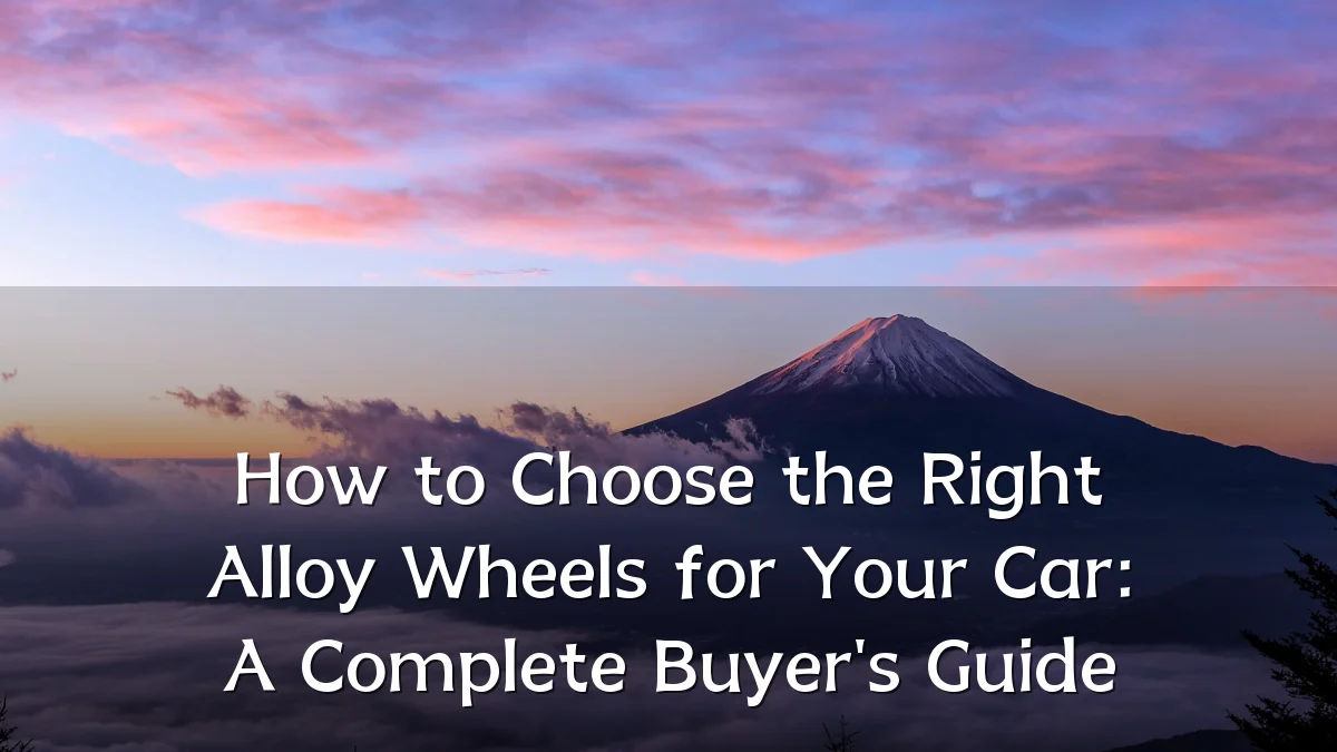 How to Choose the Right Alloy Wheels for Your Car: A Complete Buyer's Guide