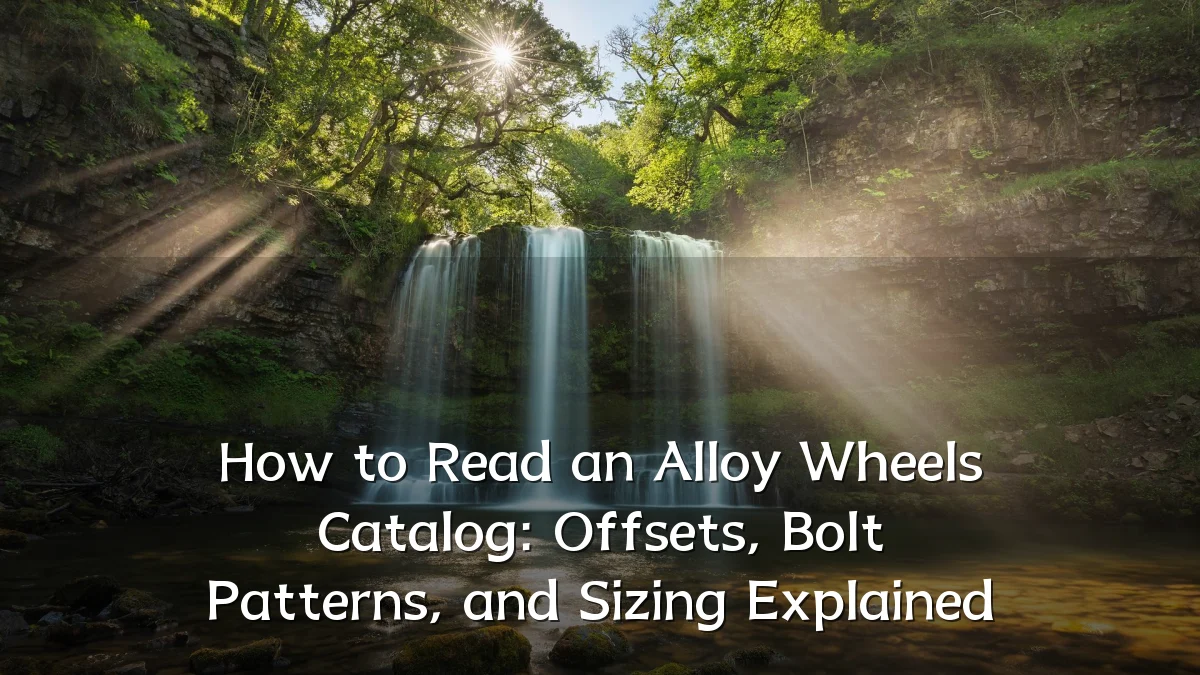 How to Read an Alloy Wheels Catalog: Offsets, Bolt Patterns, and Sizing Explained