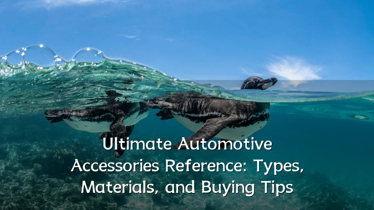 Ultimate Automotive Accessories Reference: Types, Materials, and Buying Tips
