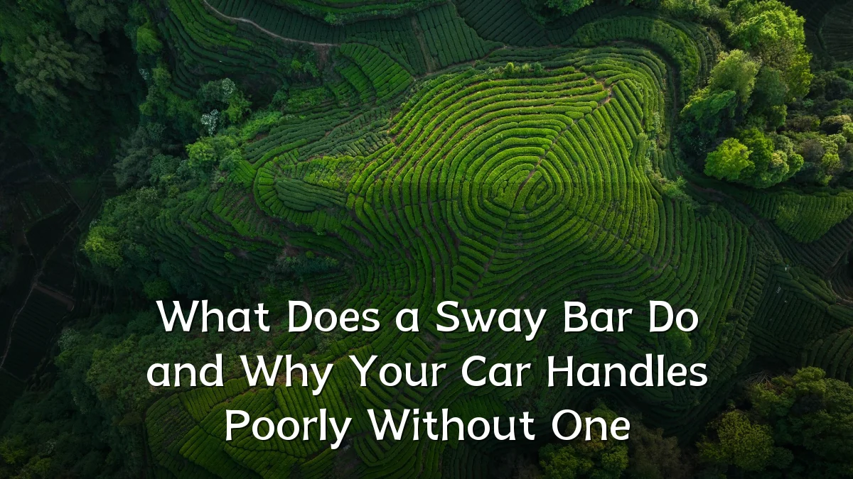 What Does a Sway Bar Do and Why Your Car Handles Poorly Without One