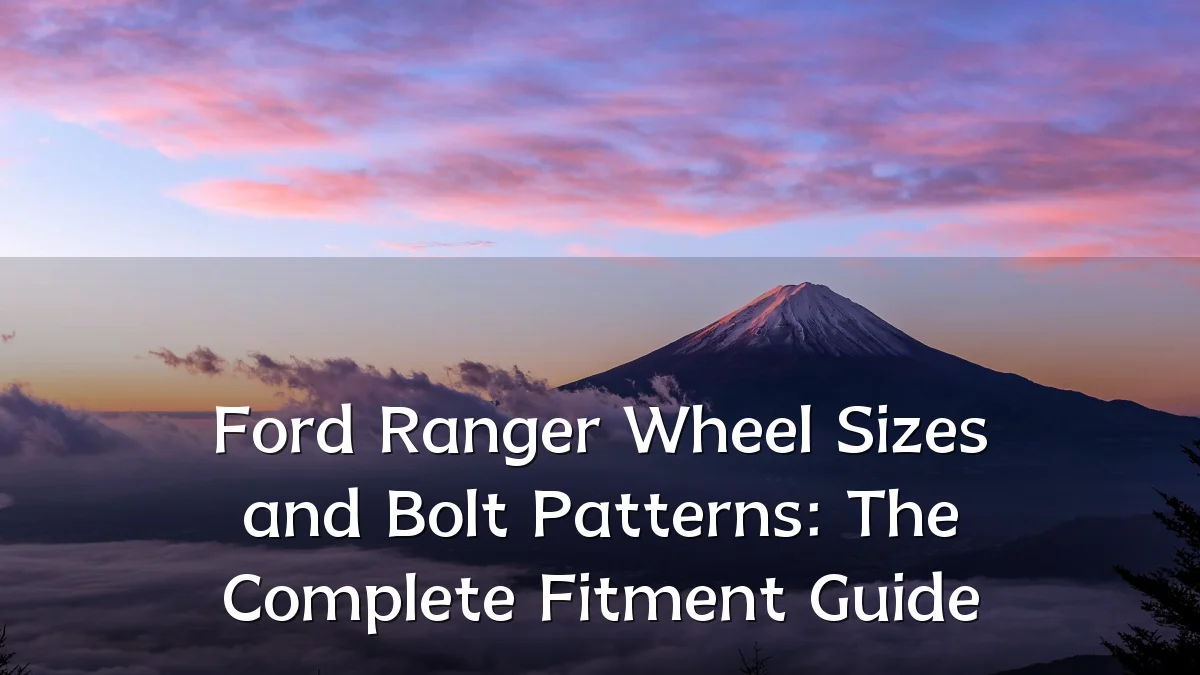 Ford Ranger Wheel Sizes and Bolt Patterns: The Complete Fitment Guide