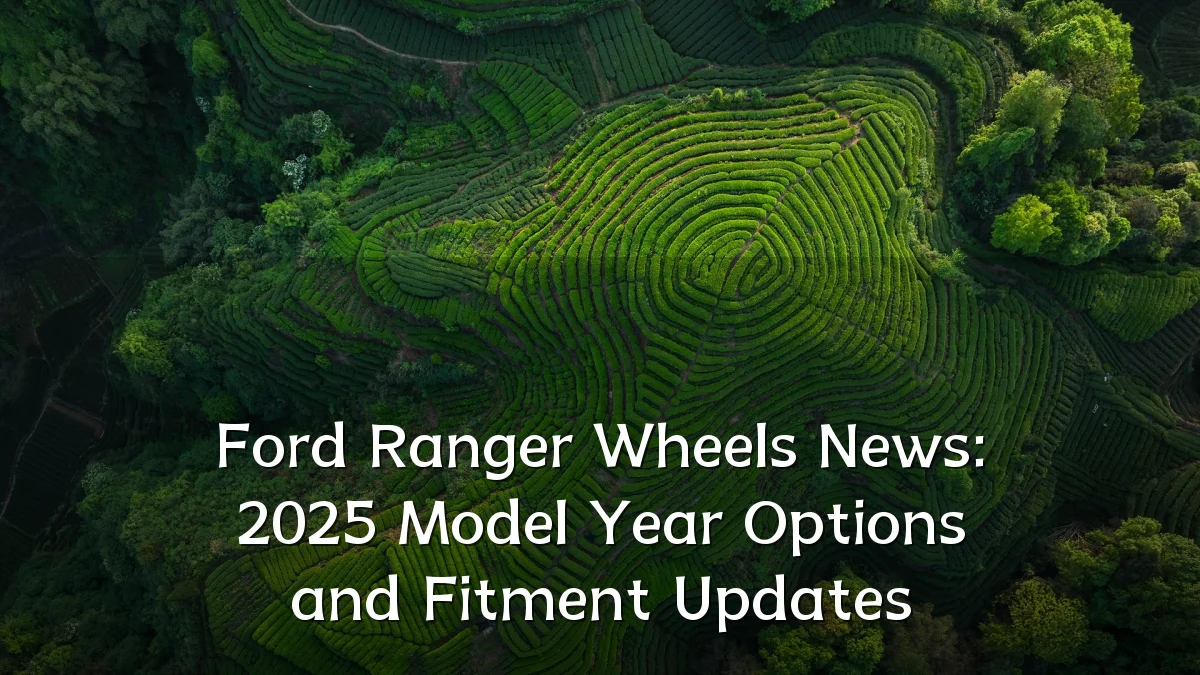 Ford Ranger Wheels News: 2025 Model Year Options and Fitment Updates