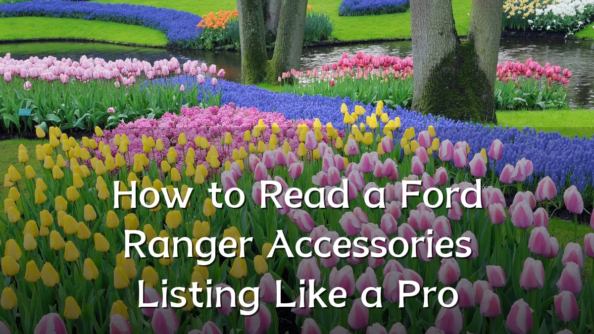 How to Read a Ford Ranger Accessories Listing Like a Pro