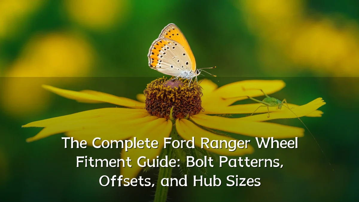 The Complete Ford Ranger Wheel Fitment Guide: Bolt Patterns, Offsets, and Hub Sizes