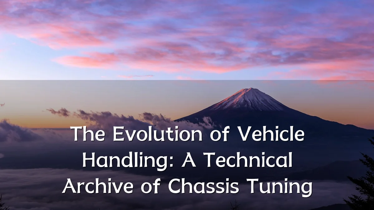The Evolution of Vehicle Handling: A Technical Archive of Chassis Tuning