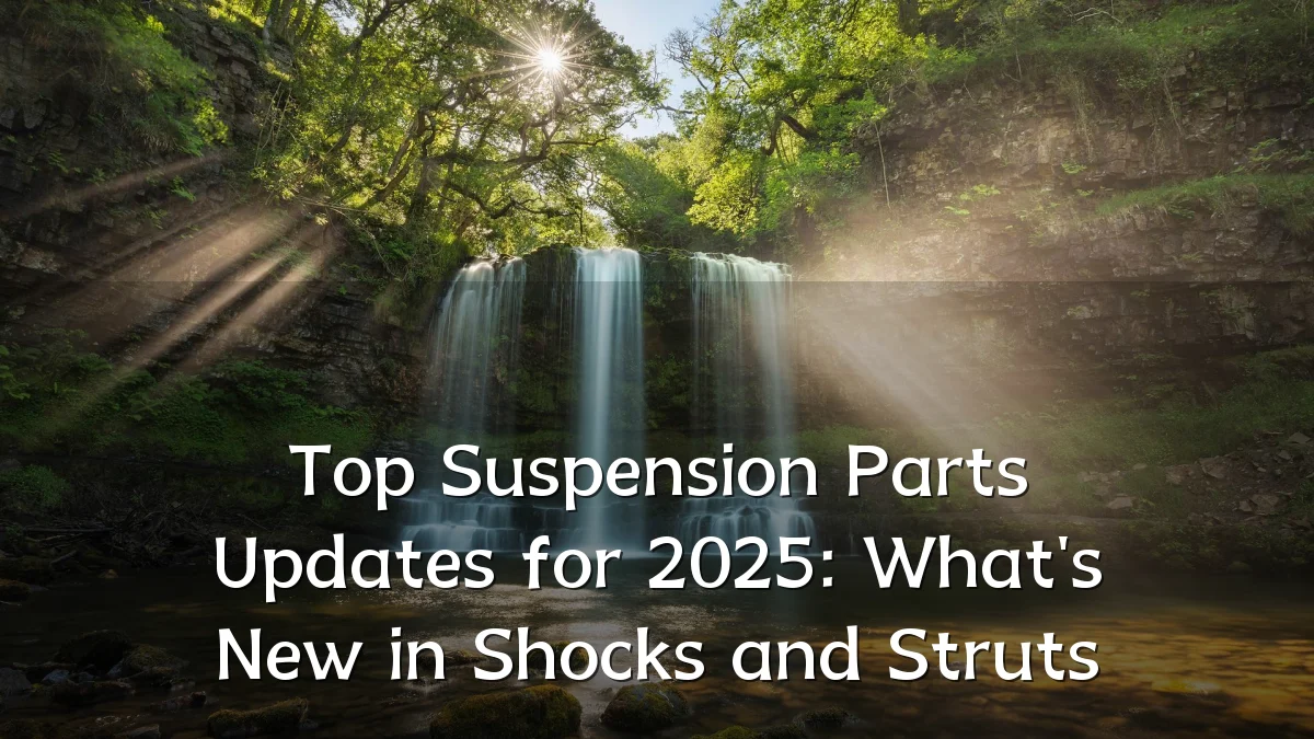 Top Suspension Parts Updates for 2025: What's New in Shocks and Struts