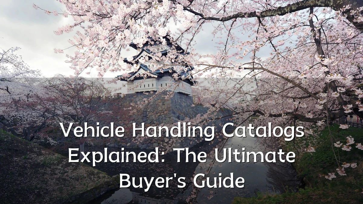 Vehicle Handling Catalogs Explained: The Ultimate Buyer's Guide